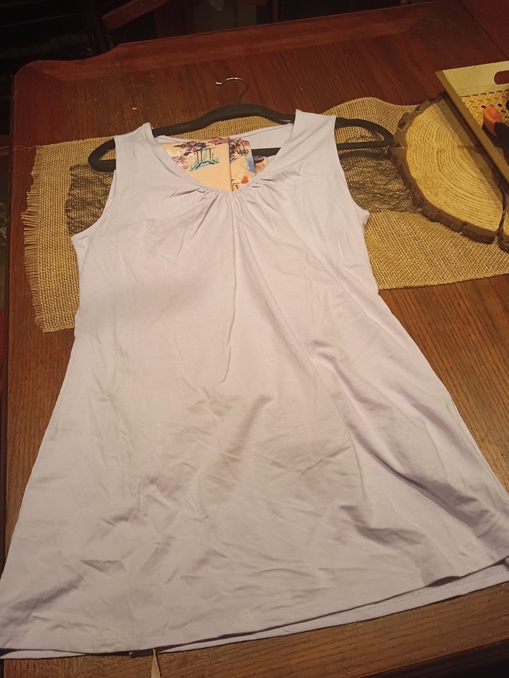 Light Lavender & Cream Bottoms Women's PJ Set - Picture 1 of 4